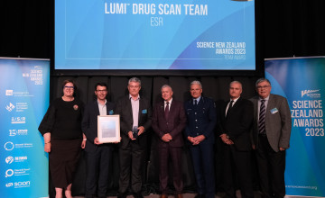 Lumi Drug Scan team 2023 Science New Zealand Awards